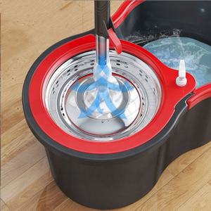 थोक डबल राउंड फ्लोर साफ पानी आसान जीवन जादू कताई ममैं और बाल्टी के साथ 360 डिग्री घूर्णन मॉप - Product Image 4