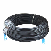 Cable de Fibra Óptica para Exteriores FTTH, 1 Núcleo, G657A, SC UPC SC APC, Personalizado OEM, para Redes de Comunicación