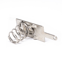 Clip de contact à ressort en acier au carbone nickelé, personnalisé en usine, pour appareils électroniques et jouets