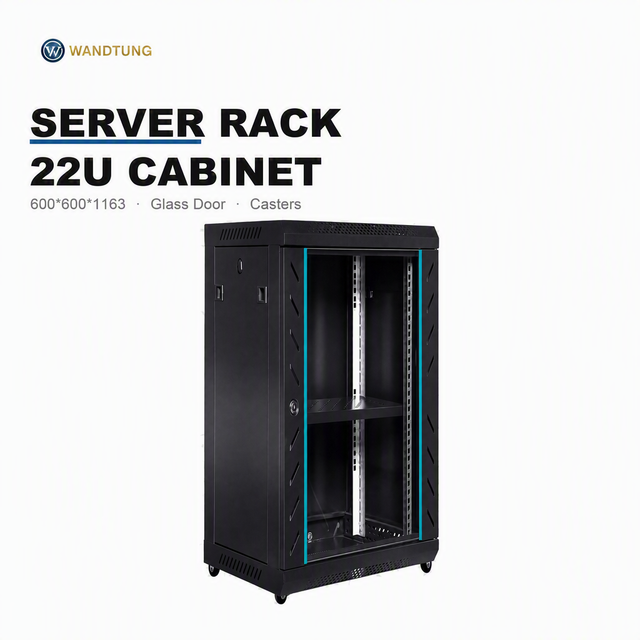 Mobile Network Cabinet Server Rack for Data Center Equipment CE RoHS SGS REACH Server Rack Data Cabinet Rack
