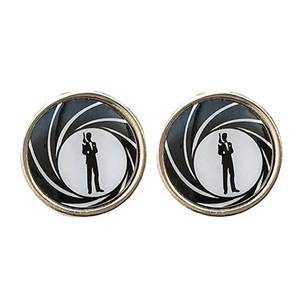 クラシック金属亜鉛合金スライバー007カフリンクスメンズシャツ - Product Image 3