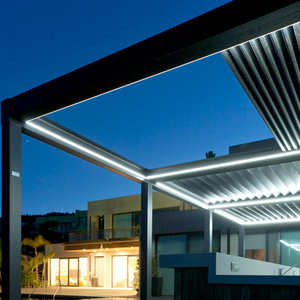 <span class=keywords><strong>Solarium</strong></span> élégant autoportant en aluminium et fer forgé avec verrière pour <span class=keywords><strong>espace</strong></span> de vie extérieur - Product Image 5