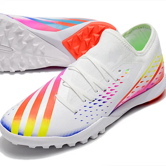 Original New Fashion Sports High Quality Turf Grass Pu Training Anti-slip Wear resistant Indoor Soccer Shoes