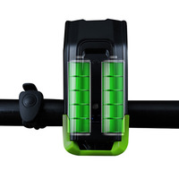 Luz Inteligente para Bicicleta T6 LED de Doble Cabezal, Recargable por USB, Linterna de Alta Intensidad, Altavoz de 120db, para Ciclismo Nocturno y Montaña