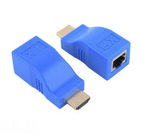 Extensor HDMI 4K RJ45, Extensión de hasta 30 m a través de Red Ethernet LAN CAT5e/Cat6 para HDTV, HDPC, DVD, PS4, PS5, STB