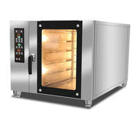 Horno de Panadería Comercial de Sobremesa a Gas, Máquina para Hornear Pan con Aire Caliente, Equipo Completo de Panadería para Panadería o Cafetería