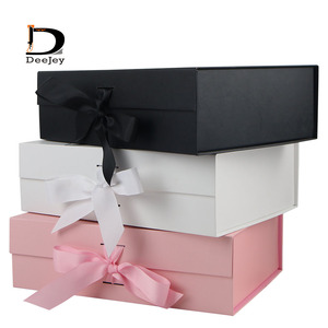 Paper Boxes Manufacture Luxury Packaging Ribbon Box Clothing Gift Shoes Accessories Customize Hair Wigs Socks Magnetic Gift Box