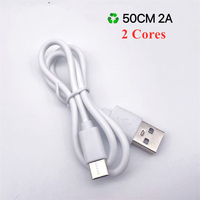 Câble de charge USB vers Type-C certifié RERCH ROHS CE, 20 cm/30 cm/50 cm/1 m, câble de chargeur de téléphone portable, écologique, livraison rapide