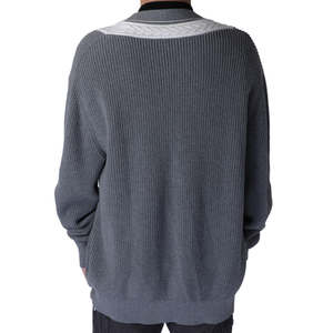 Chandails en tricot de cachemire 100% tricotés formels pour hommes personnalisés pull surdimensionné pour hommes - Product Image 3