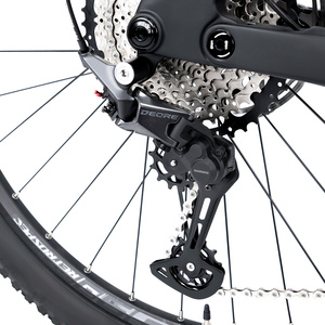 <span class=keywords><strong>V</strong></span>élo de montagne électrique EM19 E-MTB, dernier design, moteur central M6100, 12 vitesses, cadre en fibre de carbone, double suspension - Product Image 6