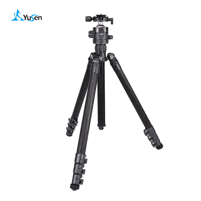 Carbon Fiber Mini Lightweight Monopod Overhead Tripod 360 Degree Ball Head Portable Outdoor Travel Stand for Camera 10kg Load