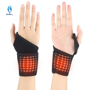 चुंबकीय चिकित्सा Wristband कलाई का समर्थन बेल्ट खेल हाथ संरक्षण ब्रेस टूमलाइन आत्म हीटिंग कलाई Wraps