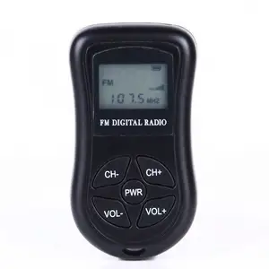 High Quality Pocket Mini FM Radio FM LCD Digital Display 64-108MHz Portable Radio Sports Receiver With Headphone Speaker