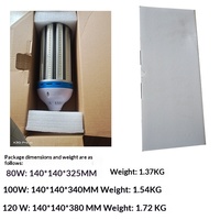 Ampoule LED en forme de maïs E40/E27 à culot à vis, boîtier en aluminium, courant constant, éclairage de cour, ampoule à économie d'énergie, usage résidentiel