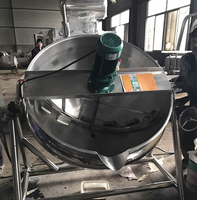 Commerciële Stalen Kookpot Voor Tomatenfruit Jam Gas/Stoom/Elektrische Verwarming Nieuwe Staat Voor Restaurants