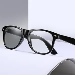 Photochromic Frames Optical Eyewear Blue Light Blocking Men Spectacles Frame Wholesales Square Glasses UV400 Mounts