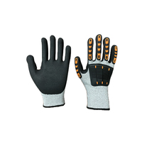 Gants de sable en Nitrile TPR Anti-coupure améliorés entre le pouce et l'index