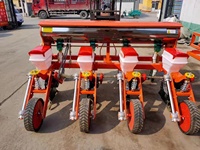 Semoir de maïs à haute efficacité pour tracteur à pied Semoir de maïs à 3 rangées avec engrais à vendre