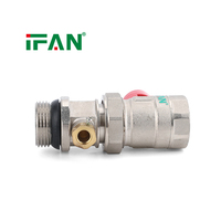 IFAN Collecteur en laiton de qualité supérieure pour systèmes de chauffage à purge automatique, Vanne de purge d'air en laiton