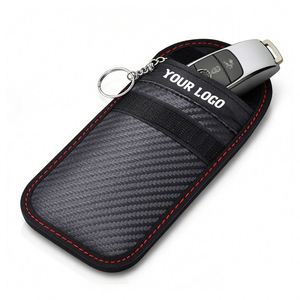 Xd831 Customized Carbon Fiber Rfid Theft Anti Electromagnetic Radiation Faraday Cage Car Key Signal Shielding Bag <b>Box</b> - Product Image 1