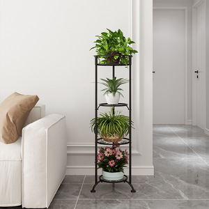 KINNO-Présentoir à Fleurs Moderne en Fer Forgé, Étagère pour Pot de Fleurs, Cuisine, Salon, Salle de Bains, <span class=keywords><strong>Balcon</strong></span> - Product Image 1