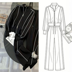 Conjunto Deportivo Casual para Mujer, 2 Piezas, Estilo Minimalista, para Correr y Jugar a la Pelota, Personalizable al por Mayor, Tallas <span class=keywords><strong>S</strong></span>-3XL - Product Image 1