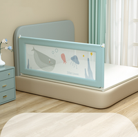 Barrières de lit pour bébé pliables, garde-corps de sécurité en fer, design moderne, amovibles, durables pour la chambre des enfants