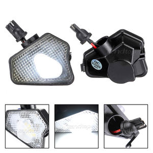 ไฟบ่อกระจก LED สีขาวแบบใหม่สำหรับรถ Mercedes <span class=keywords><strong>benza</strong></span> Class W242 W176 W246 C E CLA GLK Class โคมไฟต้อนรับ - Product Image 6