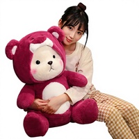 Oso de Peluche Famoso en Internet, Oso Transformable, Compañero de Sueño, Almohada para Abrazar, Poliéster, 31cm-50cm, Perfecto
