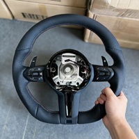 Volant de voiture en cuir noir M Sport pour BMW Série F Série E F10 F30 F31 F32 F20 E92 E83 X6 E71 X5 F15 E70 M3 M5 F06 F07