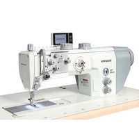 Machine à coudre industrielle informatisée UNIQUE GC867-121232J, point noué avec coupe-fil, 3000 tr/min