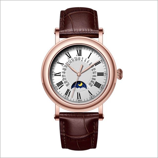 Upscale Atmospheric Quartz Movement Watch