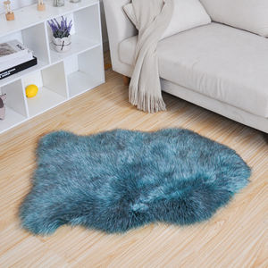 Tappeto tapis peloso moderno nordico accogliente tappeto teppich a pelo lungo super liscio imitazione lupo pelliccia finta tapis salon <span class=keywords><strong>tappeti</strong></span> in pelliccia sintetica - Product Image 1