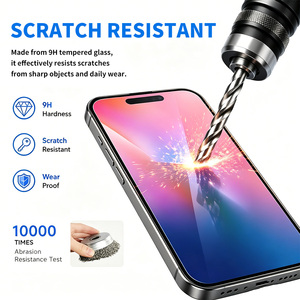 Protection d'écran en verre trempé anti-espion et anti-statique à couverture intégrale pour téléphones mobiles <span class=keywords><strong>iPhone</strong></span>/Samsung/Google, marque privée KK9 - Product Image 4
