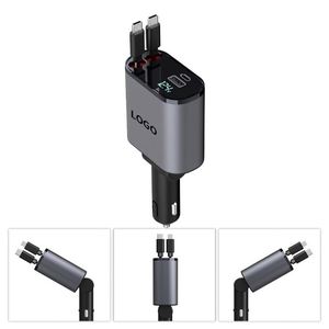 Wholesale Car Charger <b>Adapter</b> Black Color Plastic Fast Charging <b>USB</b> <b>C</b> Phone Charger <b>Adapter</b> for Sale - Product Image 3