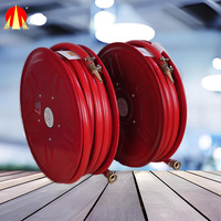 Enrouleur de tuyau d'incendie hydraulique flexible avec sac pour la protection incendie