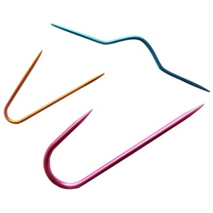 Wholesale Aluminium Curving <strong>Knitting</strong> <strong>Needle</strong> Stitch <strong>Holder</strong> U Shape Cable Stitch <strong>Needle</strong> <strong>for</strong> Hand <strong>Knitting</strong> Yarn - Product Image 5