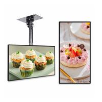 Pantalla LCD de Señalización Digital Táctil de 32 43 49 50 55 Pulgadas 4K para Montaje en Pared Interior con CMS Integrado para Restaurantes y Ascensores