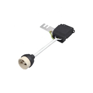 CE <span class=keywords><strong>GU10</strong></span> soporte de foco cerámica Gu 10 adaptador de enchufe GU5.3 <span class=keywords><strong>mr16</strong></span> <span class=keywords><strong>GU10</strong></span> soporte de base de lámpara con cable personalizar longitud - Product Image 2