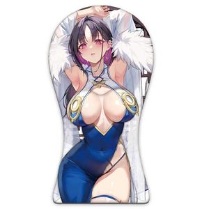 Alfombrilla de Ratón con Reposamuñecas de Silicona, Regalo para Gamers, Diseño Anime Oppai con Pechos Grandes, Alfombrilla de Ratón <span class=keywords><strong>Grande</strong></span> 3D Personalizada, Súper Suave XL, 2 Piezas Guanyao - Product Image 6