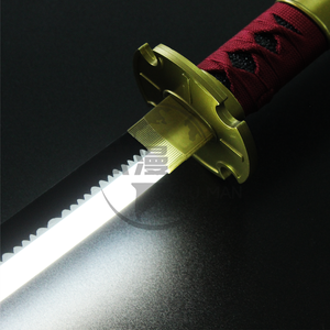 Une pièce Roronoa Zoro Cosplay épées de sécurité <span class=keywords><strong>Katana</strong></span> en bois Led jouet épées pour enfants enfants - Product Image 2