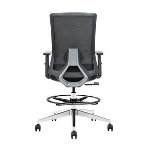 Midback soạn thảo ghế đương đại điều hành văn phòng làm việc vải xoay ghế Ergonomic điều chỉnh tay vịn 5-năm bảo hành - Product Image 5