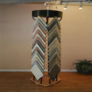 Espositore di piastrelle di quarzo resistente Stand in piedi in metallo Rack per vendita al dettaglio Showroom pubblicità promozione finitura verniciata - Product Image 4