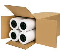 Papel para Ploter CAD A0 A1 20LB 80gsm, Papel de Dibujo para Ingenieros para Impresoras de Inyección de Tinta
