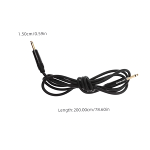 <span class=keywords><strong>สาย</strong></span>เครื่องดนตรี6.35TS เป็น6.35 TS แจ็กเก็ต PVC มีความยืดหยุ่นพร้อมสาย <span class=keywords><strong>AUX</strong></span> ทองแดงชุบทอง - Product Image 5