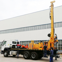 Prix d'usine, qualité exceptionnelle, foreuse de puits d'eau montée sur camion, portée 200-800m, à vendre