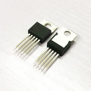 Régulateur de tension LM2576T-12 TO-220 à montage traversant, circuit intégré régulateur de tension abaisseur 12V 3A 5 broches LM2576T-12 - Product Image 1