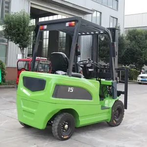 1.5 T 2 T 2500 KG 3000 KG Mini elektrikli Forklift lityum pil kaldırma yüksekliği satılık 3 m elektrikli forklift