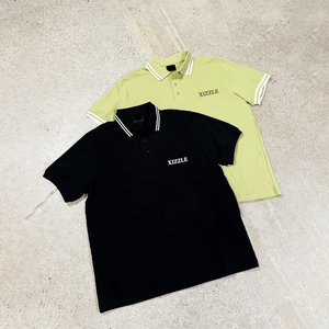 Camisetas Polo Casuales Transpirables Personalizadas con Logotipo Bordado, Camisetas de Manga Corta de Algodón Grueso, Camiseta Boxy para Hombre de Alta Calidad - Product Image 1