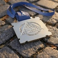 High Quality Die Cast 3D Relief Laser Engraved Durable MMA Medal Silver Plated Square Shape Metal Medals for BJJ Jiu Jitsu